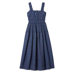 Gap x DÔEN - Denim Eyelet Midi Dress - 1st Drop
